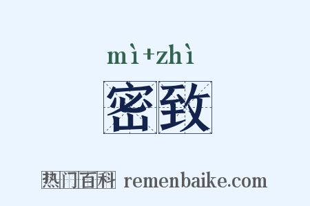 密致是什么意思的图片